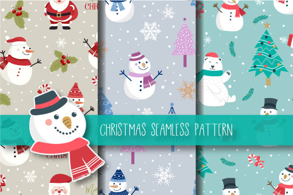 Christmas Seamless Pattern Snowman: A Versatile Design for Holiday Creativity