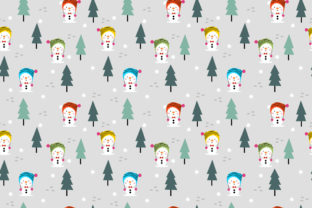 Colorful Snowman Winter Design