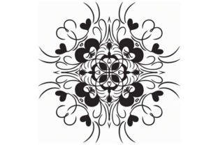 Discover the Beauty of Mandala Vector Art Pattern Black 22