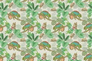 Exploring the Lizard with Tropical Leaf Pattern: A Versatile Design for Creative Applications