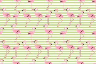 Flying Flamingo Pattern Cute
