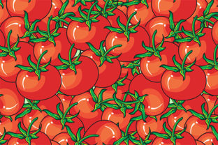 Red Tomato Seamless Pattern: A Versatile Design for Creativity and Practical Use