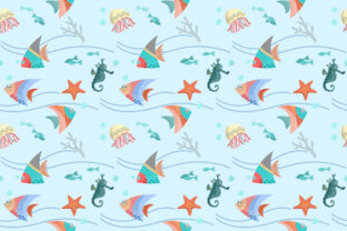 Sea Life Pattern Design for Creative Projects